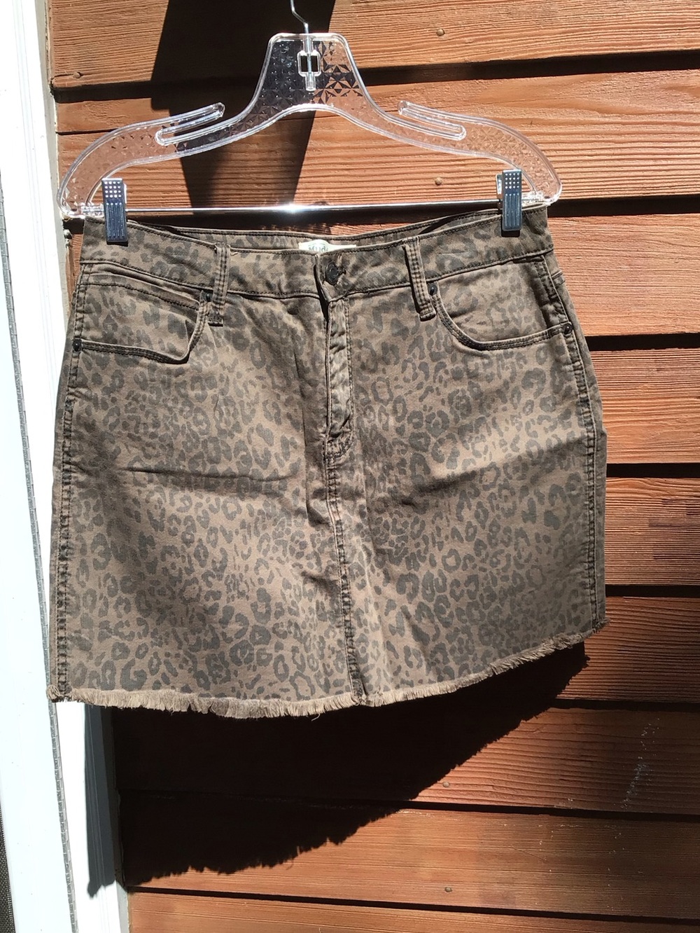 Y2K Skirt in leopard-print by Mudd